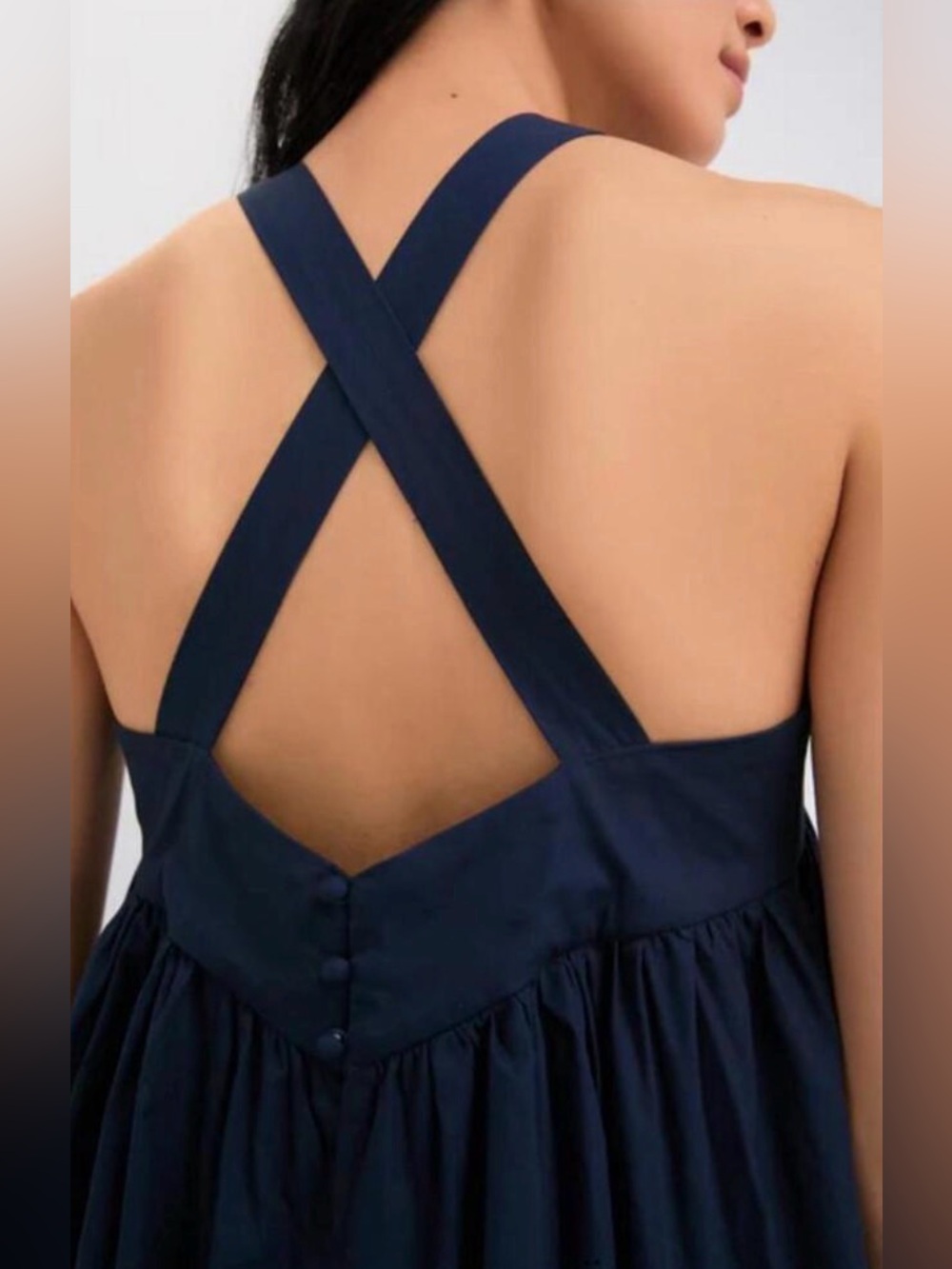 En Saison Navy Halter Maxi Dress - Picture 5 of 5